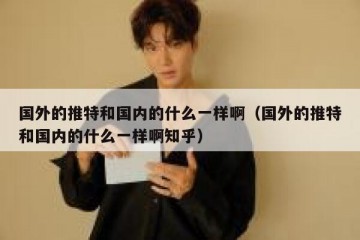 国外的推特和国内的什么一样啊（国外的推特和国内的什么一样啊知乎）