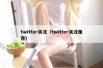 twitter关注（twitter关注推荐）