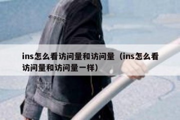 ins怎么看访问量和访问量（ins怎么看访问量和访问量一样）