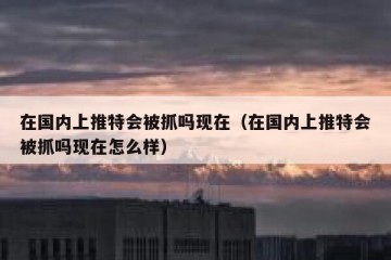 在国内上推特会被抓吗现在（在国内上推特会被抓吗现在怎么样）