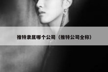 推特隶属哪个公司（推特公司全称）