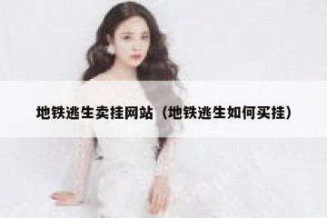 地铁逃生卖挂网站（地铁逃生如何买挂）