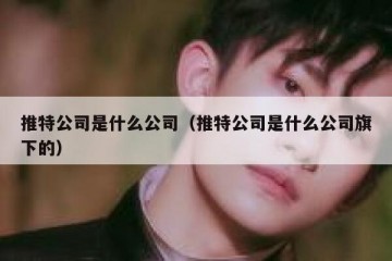 推特公司是什么公司（推特公司是什么公司旗下的）