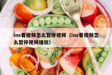 ins看视频怎么暂停视频（ins看视频怎么暂停视频播放）