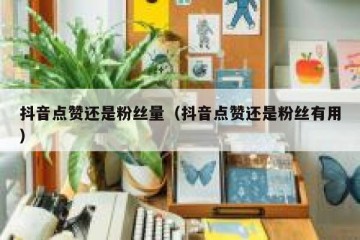 抖音点赞还是粉丝量（抖音点赞还是粉丝有用）