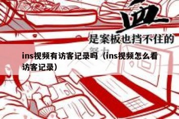 ins视频有访客记录吗（ins视频怎么看访客记录）