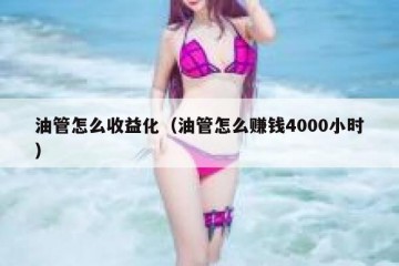 油管怎么收益化（油管怎么赚钱4000小时）