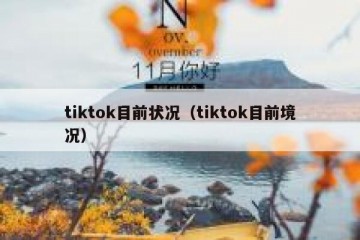 tiktok目前状况（tiktok目前境况）