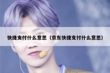 快捷支付什么意思（京东快捷支付什么意思）