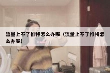 流量上不了推特怎么办呢（流量上不了推特怎么办呢）