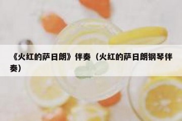《火红的萨日朗》伴奏（火红的萨日朗钢琴伴奏）