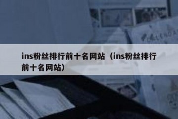 ins粉丝排行前十名网站（ins粉丝排行前十名网站）