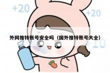 外网推特账号安全吗（国外推特账号大全）