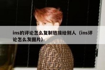 ins的评论怎么复制链接给别人（ins评论怎么发图片）
