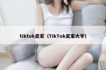 tiktok卖家（TikTok卖家大学）