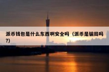 派币钱包是什么东西啊安全吗（派币是骗局吗?）