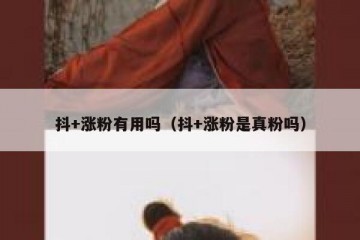 抖+涨粉有用吗（抖+涨粉是真粉吗）