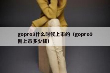 gopro9什么时候上市的（gopro9刚上市多少钱）