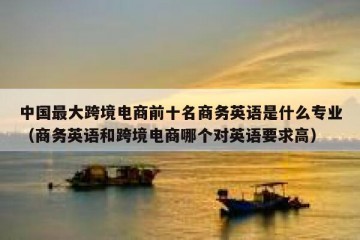 中国最大跨境电商前十名商务英语是什么专业（商务英语和跨境电商哪个对英语要求高）
