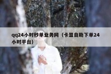 qq24小时秒单业务网（卡盟自助下单24小时平台）