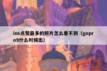 ins点赞最多的照片怎么看不到（gopro9什么时候出）