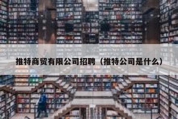 推特商贸有限公司招聘（推特公司是什么）