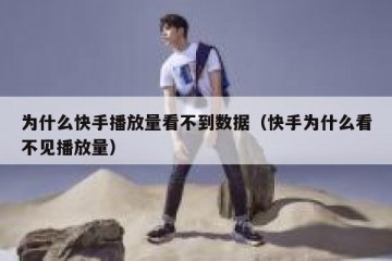 为什么快手播放量看不到数据（快手为什么看不见播放量）