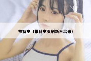 推特主（推特主页刷新不出来）
