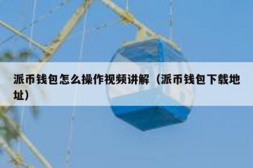 派币钱包怎么操作视频讲解（派币钱包下载地址）