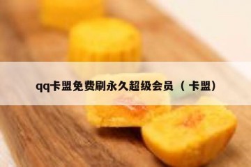 qq卡盟免费刷永久超级会员（ 卡盟）