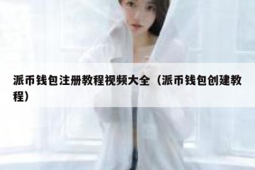派币钱包注册教程视频大全（派币钱包创建教程）