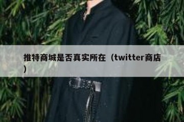 推特商城是否真实所在（twitter商店）