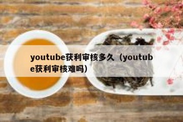 youtube获利审核多久（youtube获利审核难吗）