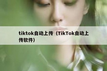 tiktok自动上传（TikTok自动上传软件）