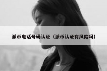派币电话号码认证（派币认证有风险吗）