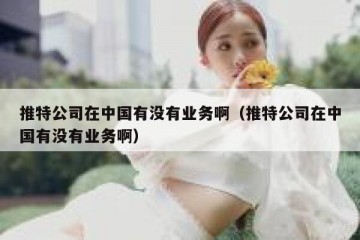 推特公司在中国有没有业务啊（推特公司在中国有没有业务啊）