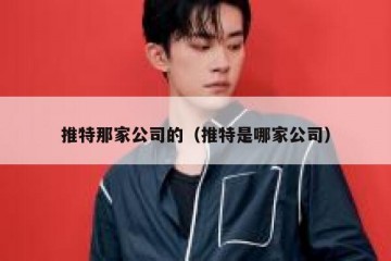 推特那家公司的（推特是哪家公司）