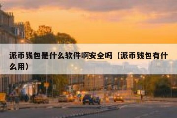 派币钱包是什么软件啊安全吗（派币钱包有什么用）