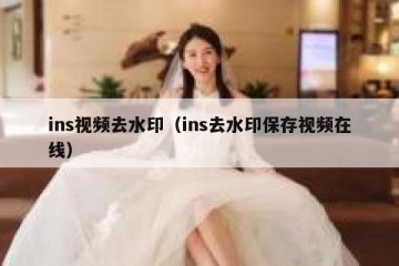 ins视频去水印（ins去水印保存视频在线）