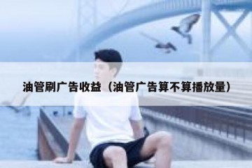 油管刷广告收益（油管广告算不算播放量）