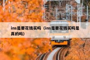 ins是要花钱买吗（ins是要花钱买吗是真的吗）