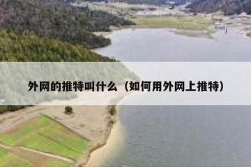 外网的推特叫什么（如何用外网上推特）