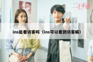 ins能看访客吗（ins可以看到访客嘛）
