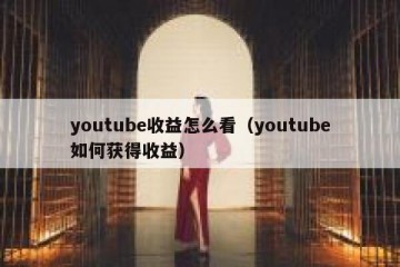 youtube收益怎么看（youtube如何获得收益）