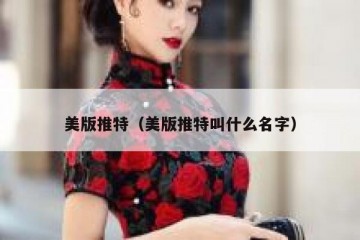 美版推特（美版推特叫什么名字）