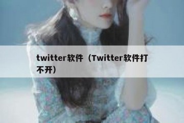twitter软件（Twitter软件打不开）