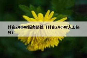 抖音24小时服务热线（抖音24小时人工热线）