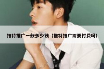 推特推广一般多少钱（推特推广需要付费吗）