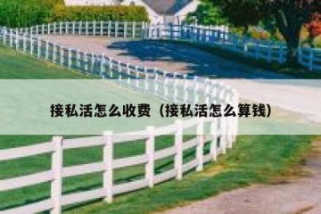 接私活怎么收费（接私活怎么算钱）