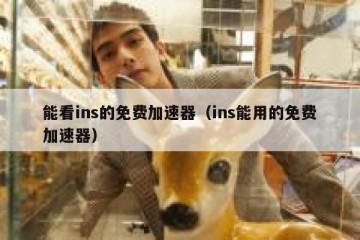 能看ins的免费加速器（ins能用的免费加速器）